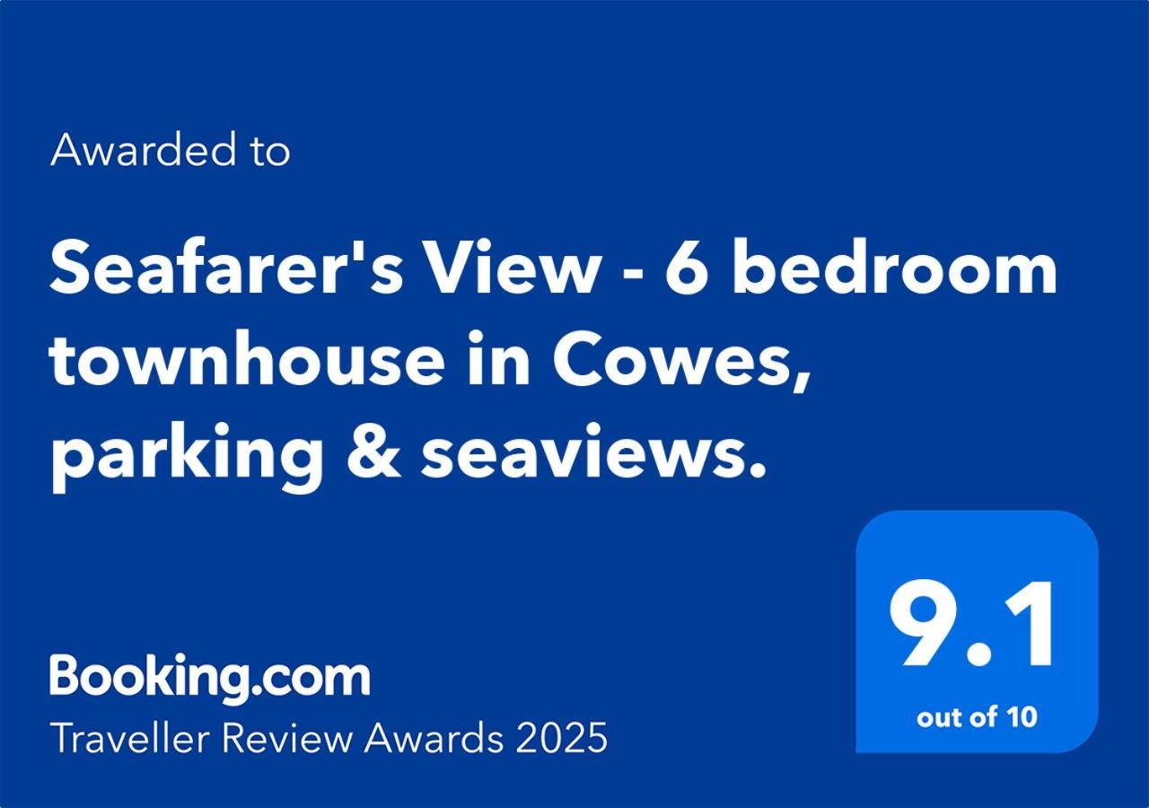 Seafarer'S View - 6 Bedroom Townhouse In Cowes, Parking & Seaviews. Cowes  Exterior photo